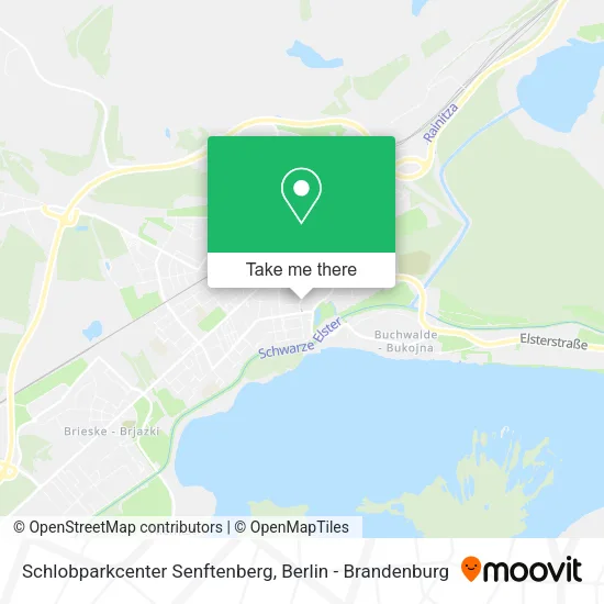 Schlobparkcenter Senftenberg map