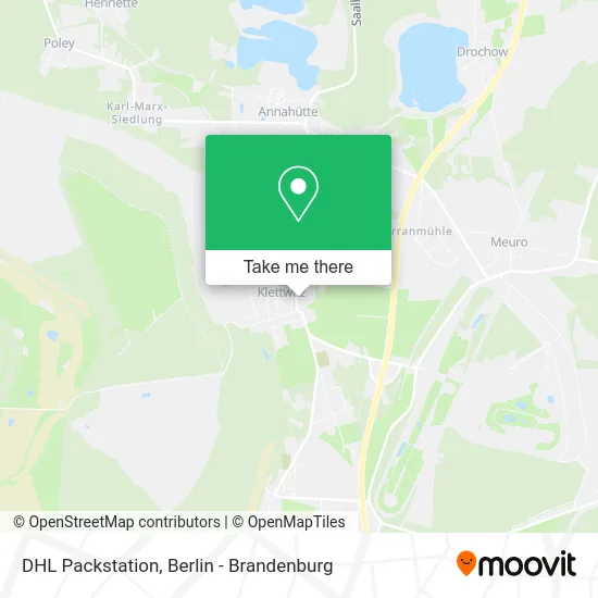 DHL Packstation map