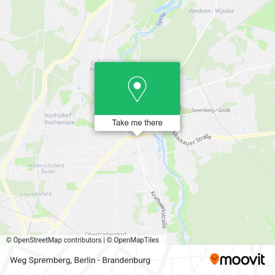 Карта Weg Spremberg