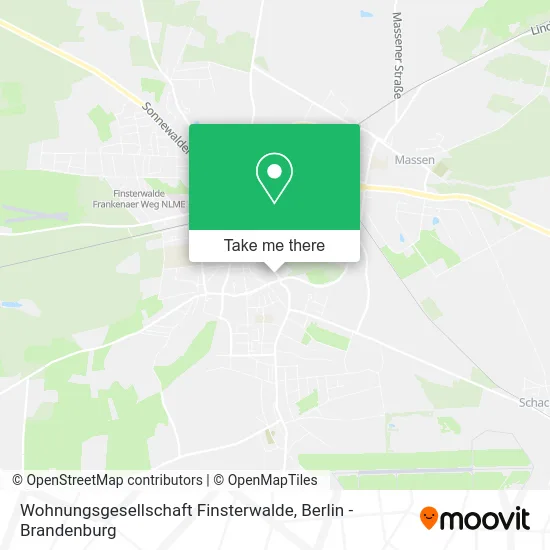 Wohnungsgesellschaft Finsterwalde map