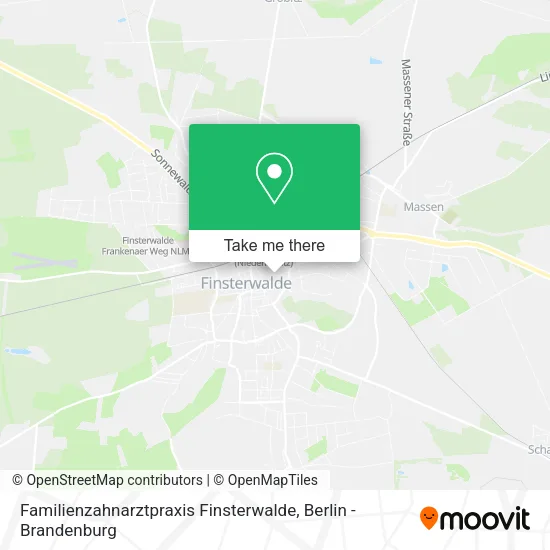 Карта Familienzahnarztpraxis Finsterwalde