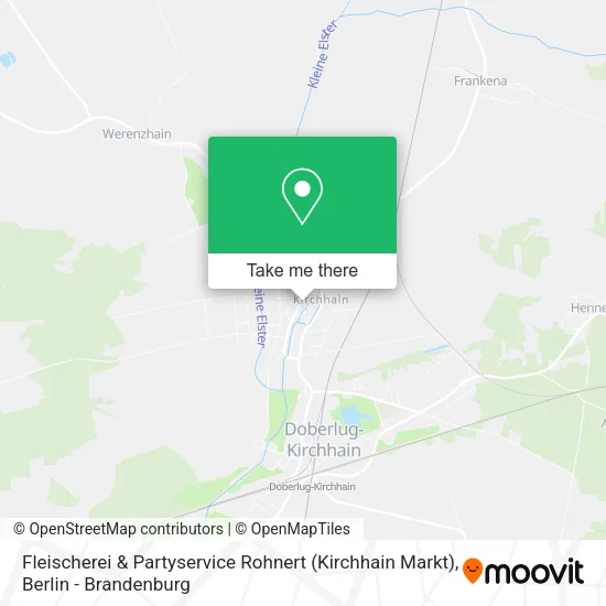 Карта Fleischerei & Partyservice Rohnert (Kirchhain Markt)