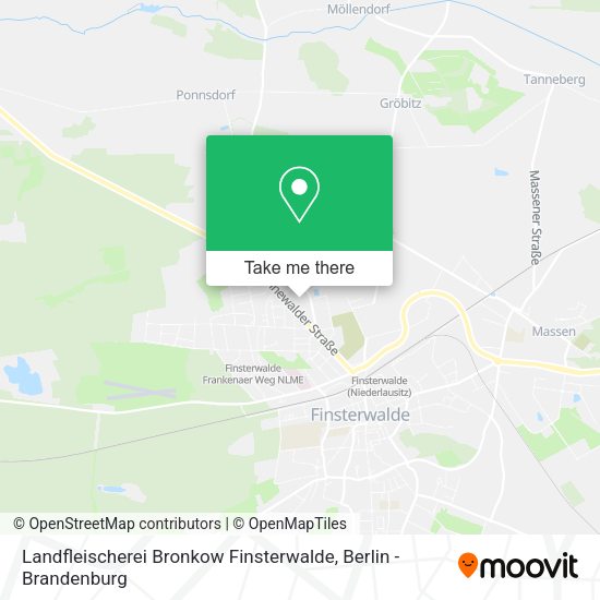 Карта Landfleischerei Bronkow Finsterwalde