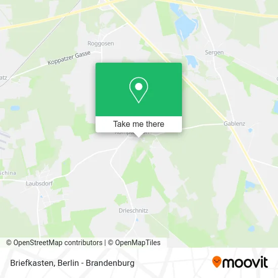 Карта Briefkasten