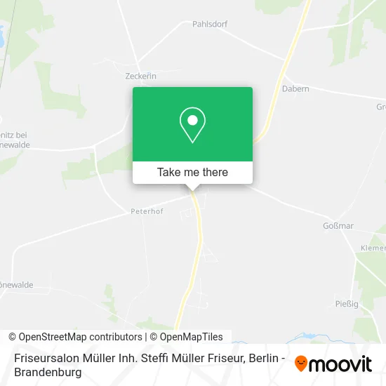 Карта Friseursalon Müller Inh. Steffi Müller Friseur