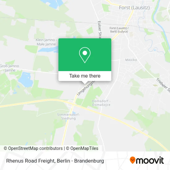 Карта Rhenus Road Freight