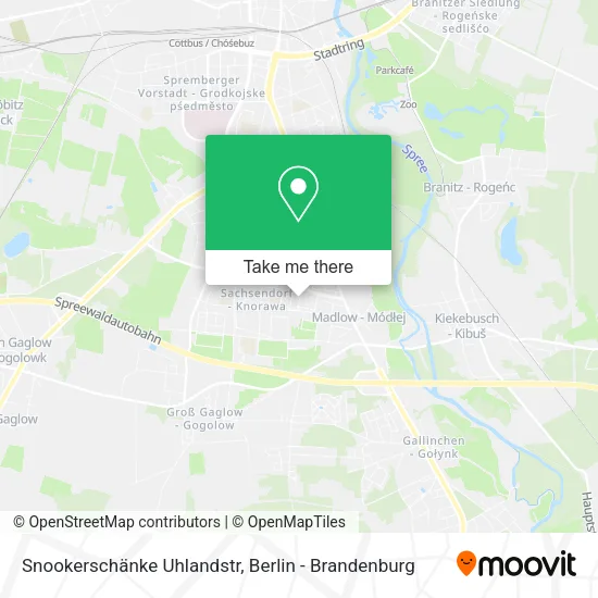 Карта Snookerschänke Uhlandstr