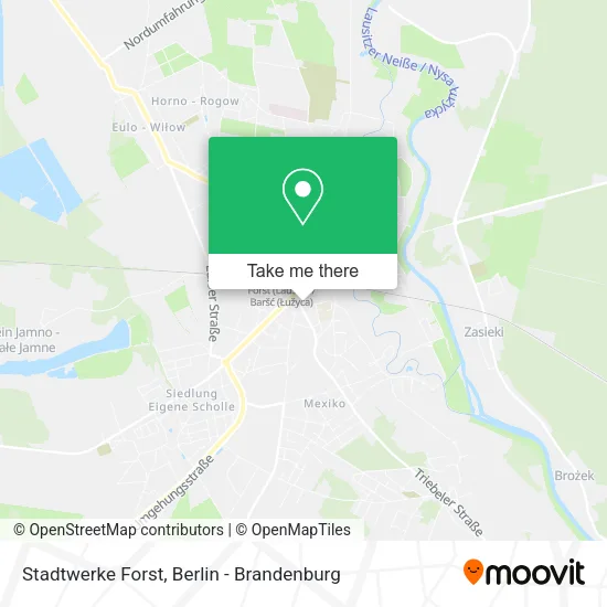 Stadtwerke Forst map
