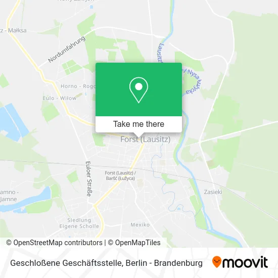 Карта Geschloßene Geschäftsstelle