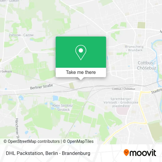 DHL Packstation map