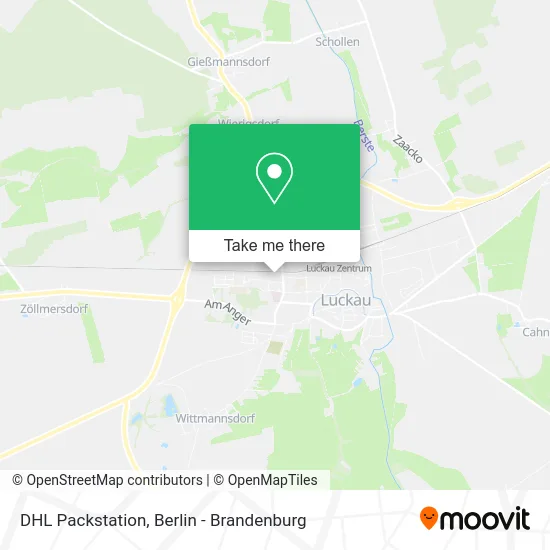 DHL Packstation map