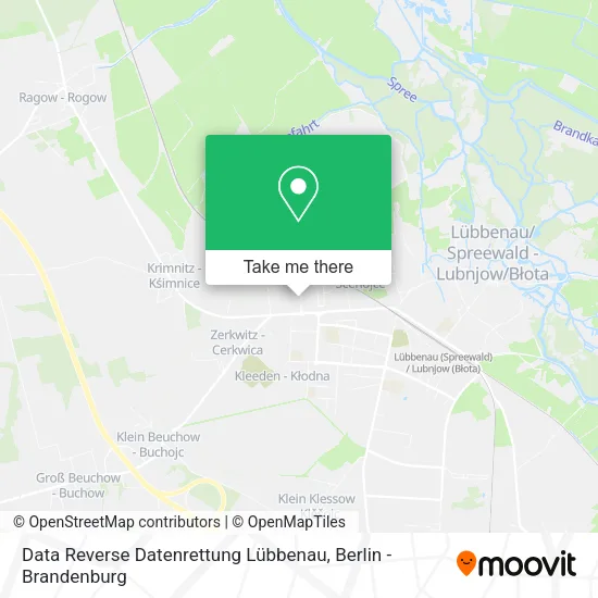 Карта Data Reverse Datenrettung Lübbenau
