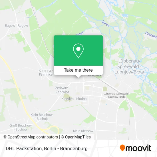 DHL Packstation map