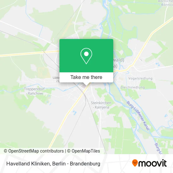 Havelland Kliniken map
