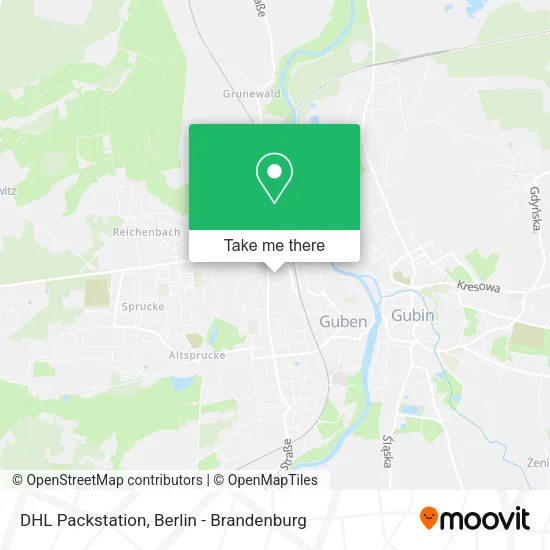 DHL Packstation map