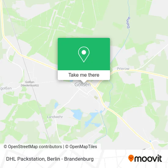 DHL Packstation map