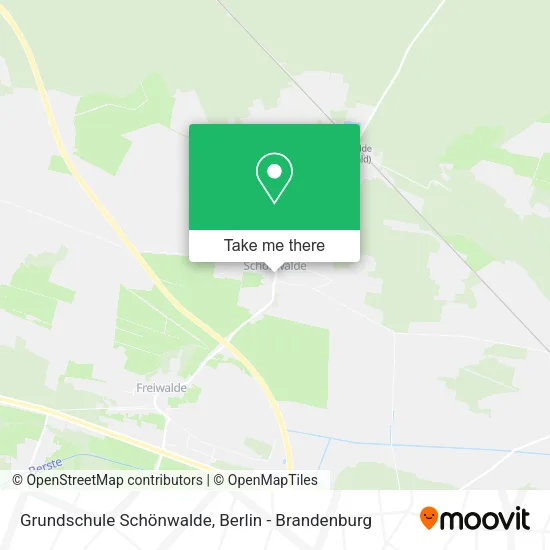 Карта Grundschule Schönwalde
