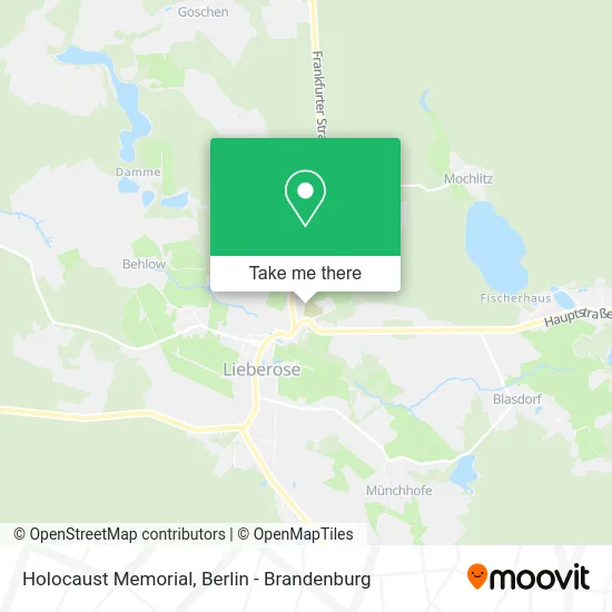 Holocaust Memorial map