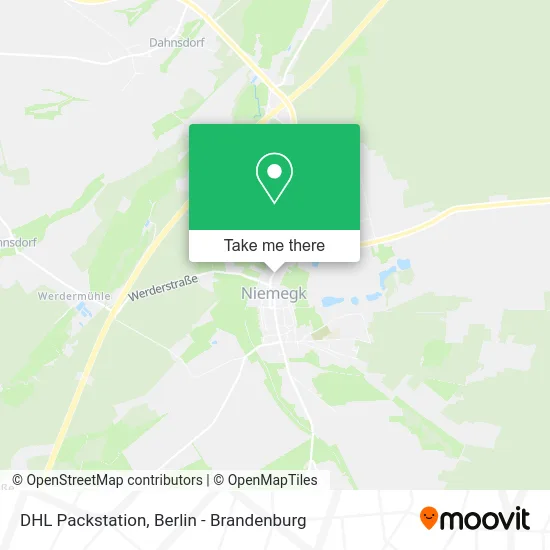 DHL Packstation map