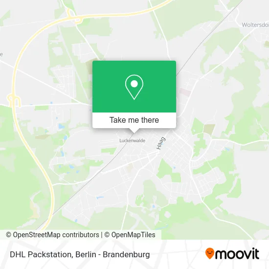 DHL Packstation map