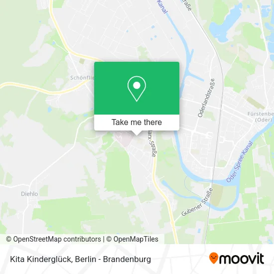 Карта Kita Kinderglück