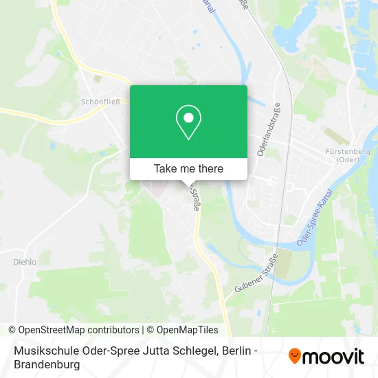 Карта Musikschule Oder-Spree Jutta Schlegel