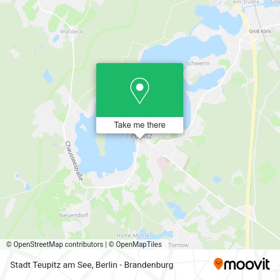 Карта Stadt Teupitz am See