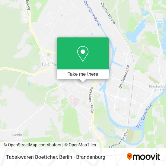 Карта Tabakwaren Boettcher