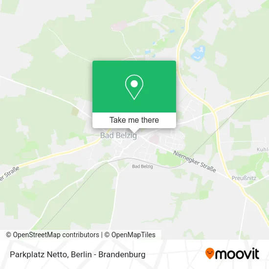 Parkplatz Netto map