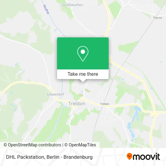 DHL Packstation map