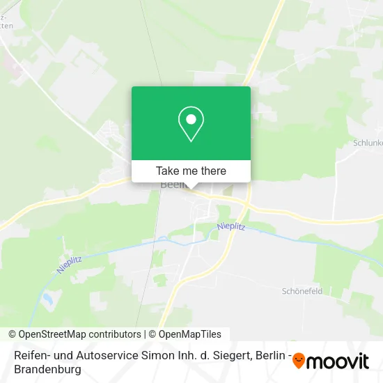 Карта Reifen- und Autoservice Simon Inh. d. Siegert