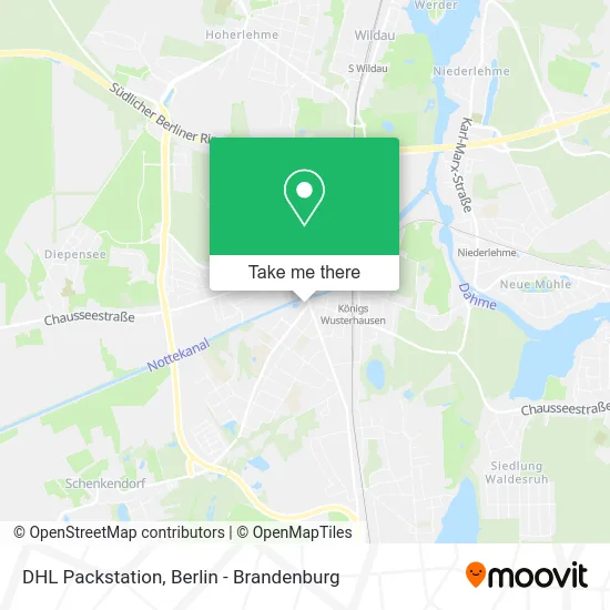 DHL Packstation map