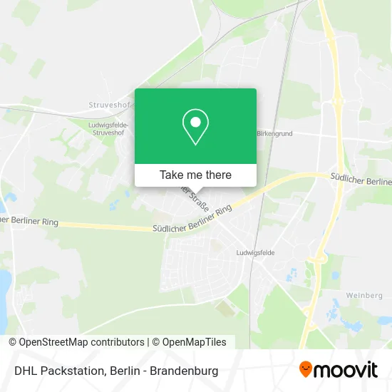 DHL Packstation map