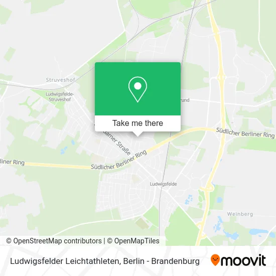 Ludwigsfelder Leichtathleten map