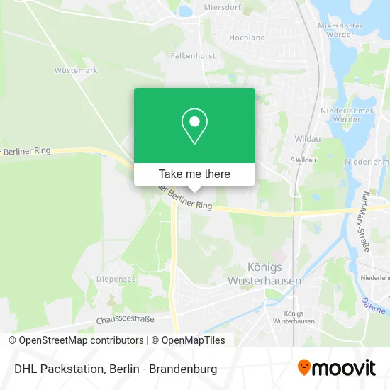 DHL Packstation map