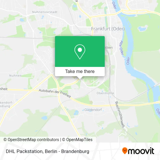 DHL Packstation map