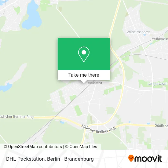 DHL Packstation map