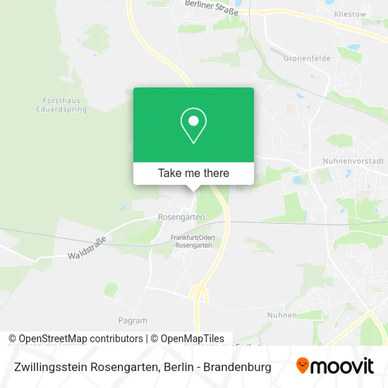 Карта Zwillingsstein Rosengarten