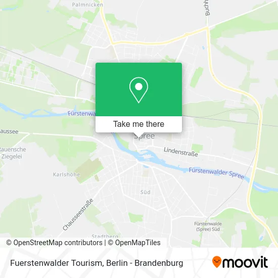 Fuerstenwalder Tourism map