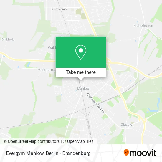 Evergym Mahlow map