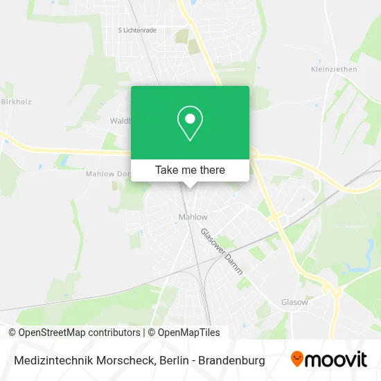 Medizintechnik Morscheck map