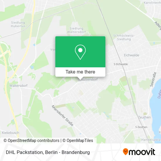 DHL Packstation map