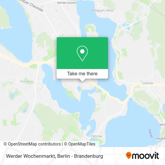 Werder Wochenmarkt map