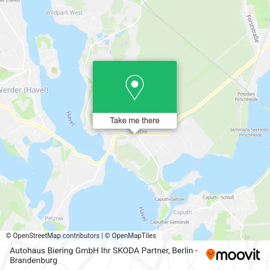 Карта Autohaus Biering GmbH Ihr SKODA Partner