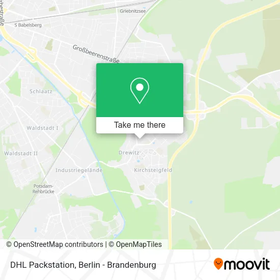 DHL Packstation map