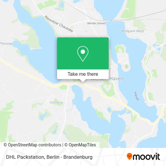DHL Packstation map