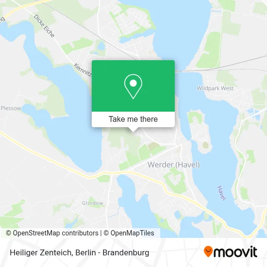 Heiliger Zenteich map