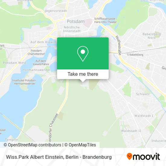 Wiss.Park Albert Einstein map