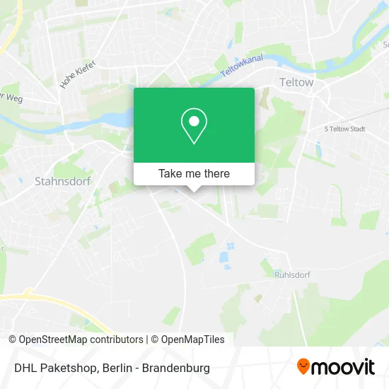 Карта DHL Paketshop