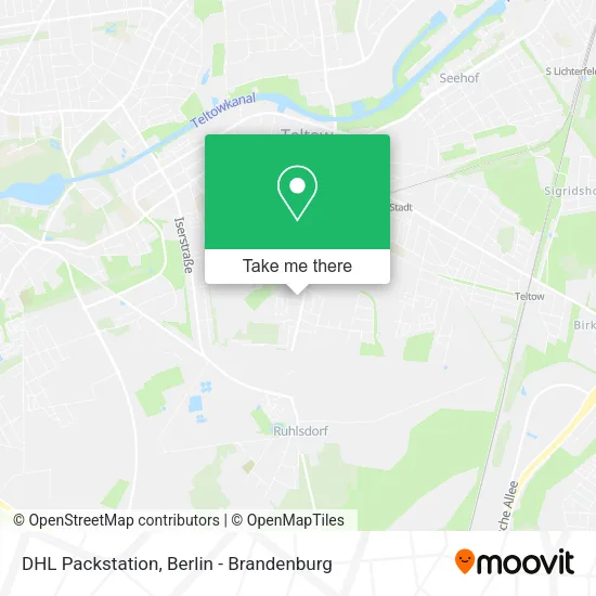 Карта DHL Packstation